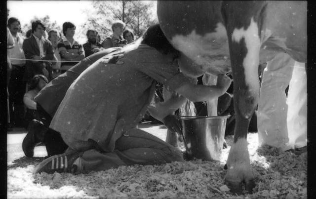 why is the milk all going down my arm?