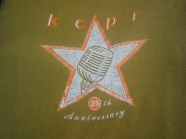 25th Anniversary T-Shirt design by Mile Stegall for KCPR's 25th Anniversary