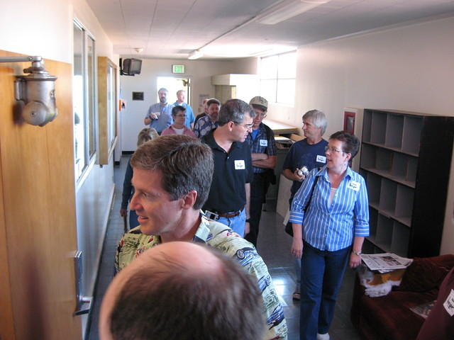 Kevin; Keith & Madolyn in the 3rd floor hallway