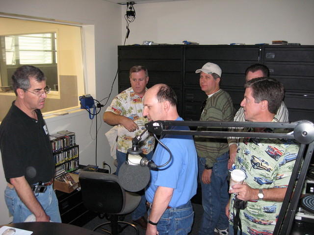 In the new KCPR MCR: Keith, Mark, Eric & Kevin