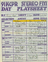 A "corrected" playlist, pg. 1 of 2 ("2 yellow no-no's - not too bad!")