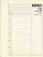 Production copy sheet