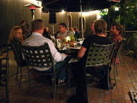Dinner on the patio