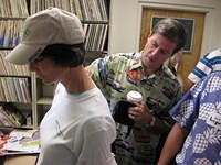 Cathy & Kevin in the KCPR lobby
